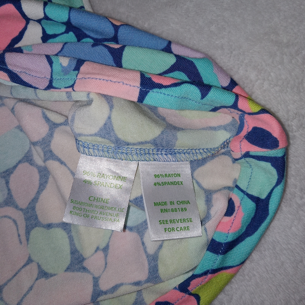 Lilly Pulitzer Ariana Gypsy Jungle Swing Dress XS Neon Pastel Geometric Artsy - Picture 10 of 11